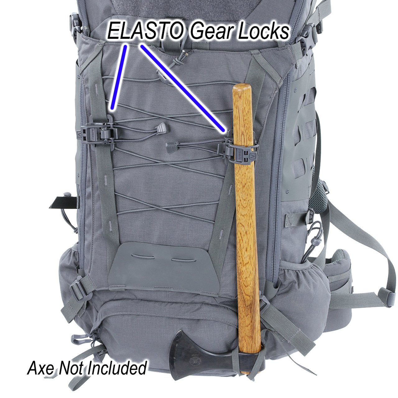 ELASTO Gear Locks (2-Pack) – Wolf Grey