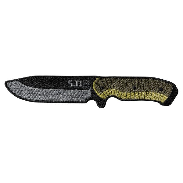 JUMBO KNIFE PATCH 225 : MILITARY GRN