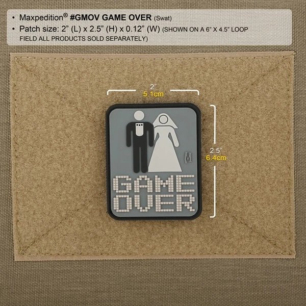 Game Over Patch (SWAT) 2” x 2.5” – Swat
