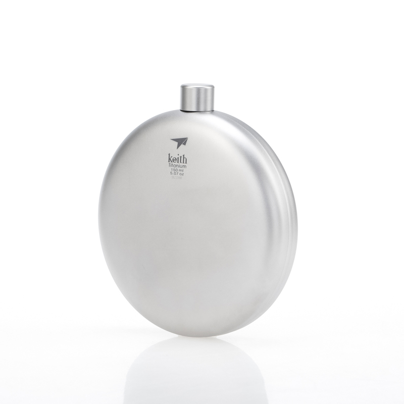Keith Ti9302 – Bình Đựng Rượu Titanium Roud Flask