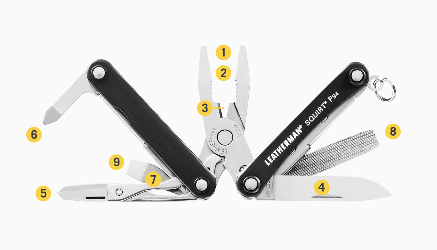 Multi-tool Leatherman Squirt PS4