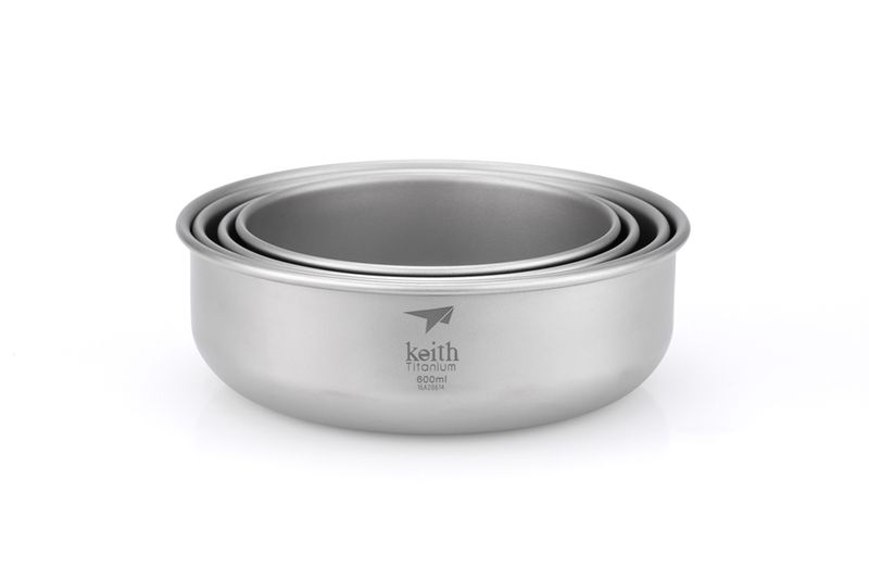 KEITH TI5377 – SET 4 BÁT DÃ NGOẠI TITANIUM