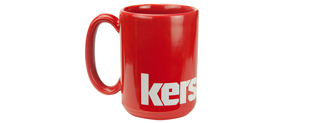 KERSHAW COFFEE MUG, RED