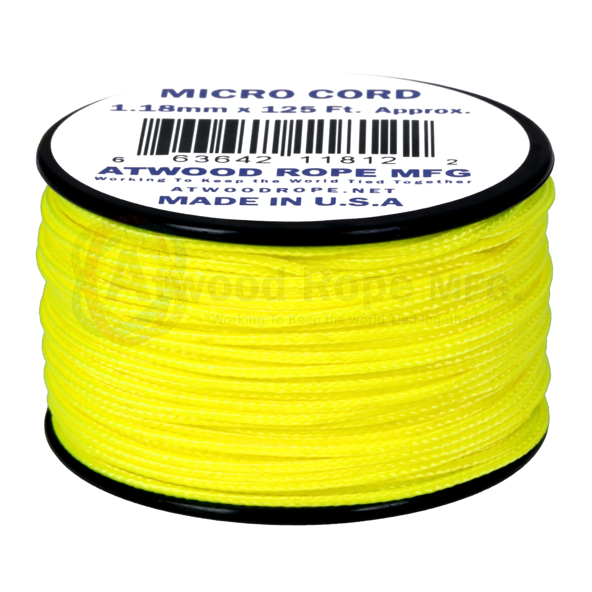 Dụng cụ du lịch Dây Micro Cord 1.18mm – 100ft – Neon Yellow
