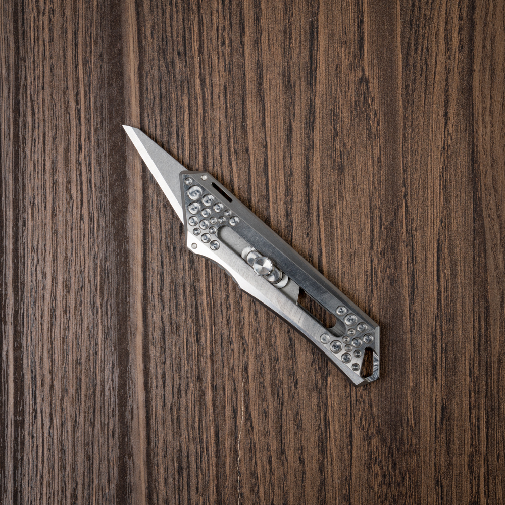 Tacray – Titanium Utility Knife – Lưỡi Thép Không Gỉ 9Cr18Mov