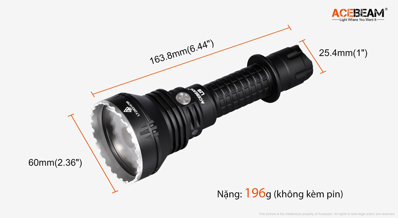 Mẫu đèn pin Acebeam L19