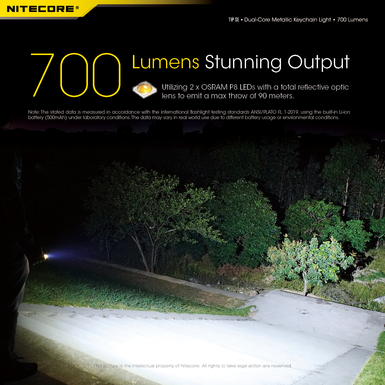 Đèn Pin Nitecore TIP SE cho độ sáng đến 700 Lumens