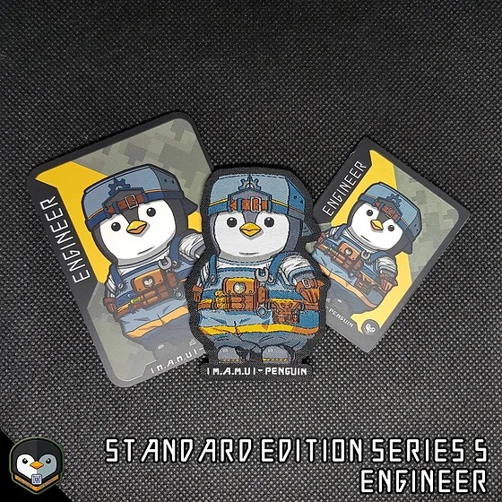 |M.A.M.U| – Penguin Series 5 Morale Patches – Engineer