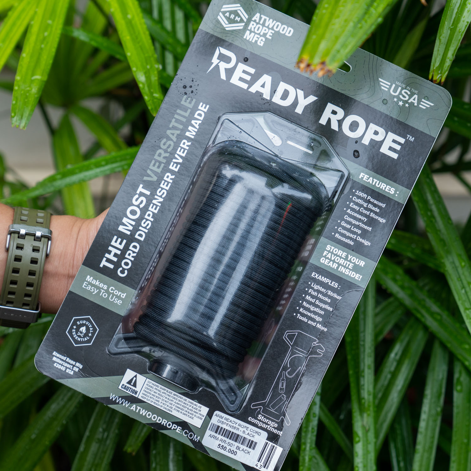 ARM Ready Rope Cord Dispenser