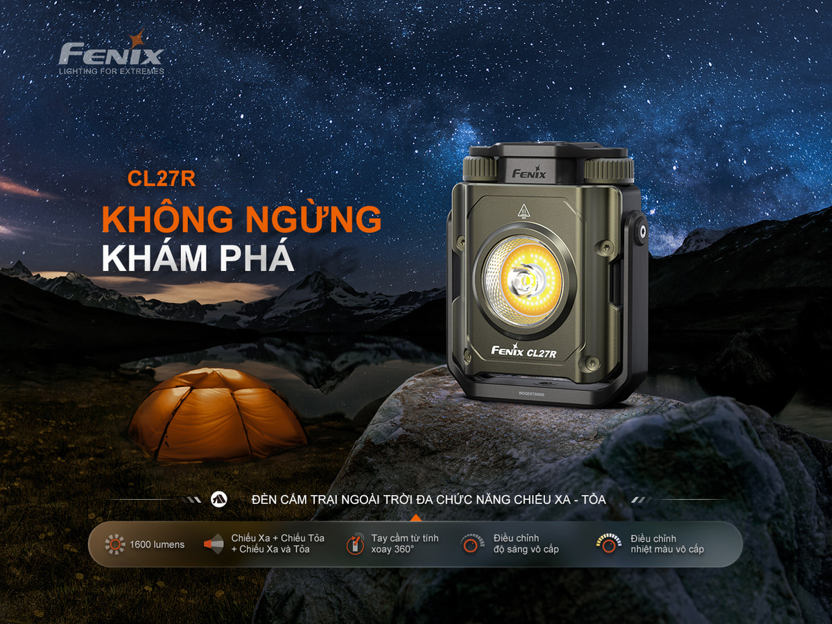 Den pin da nang Fenix CL27R