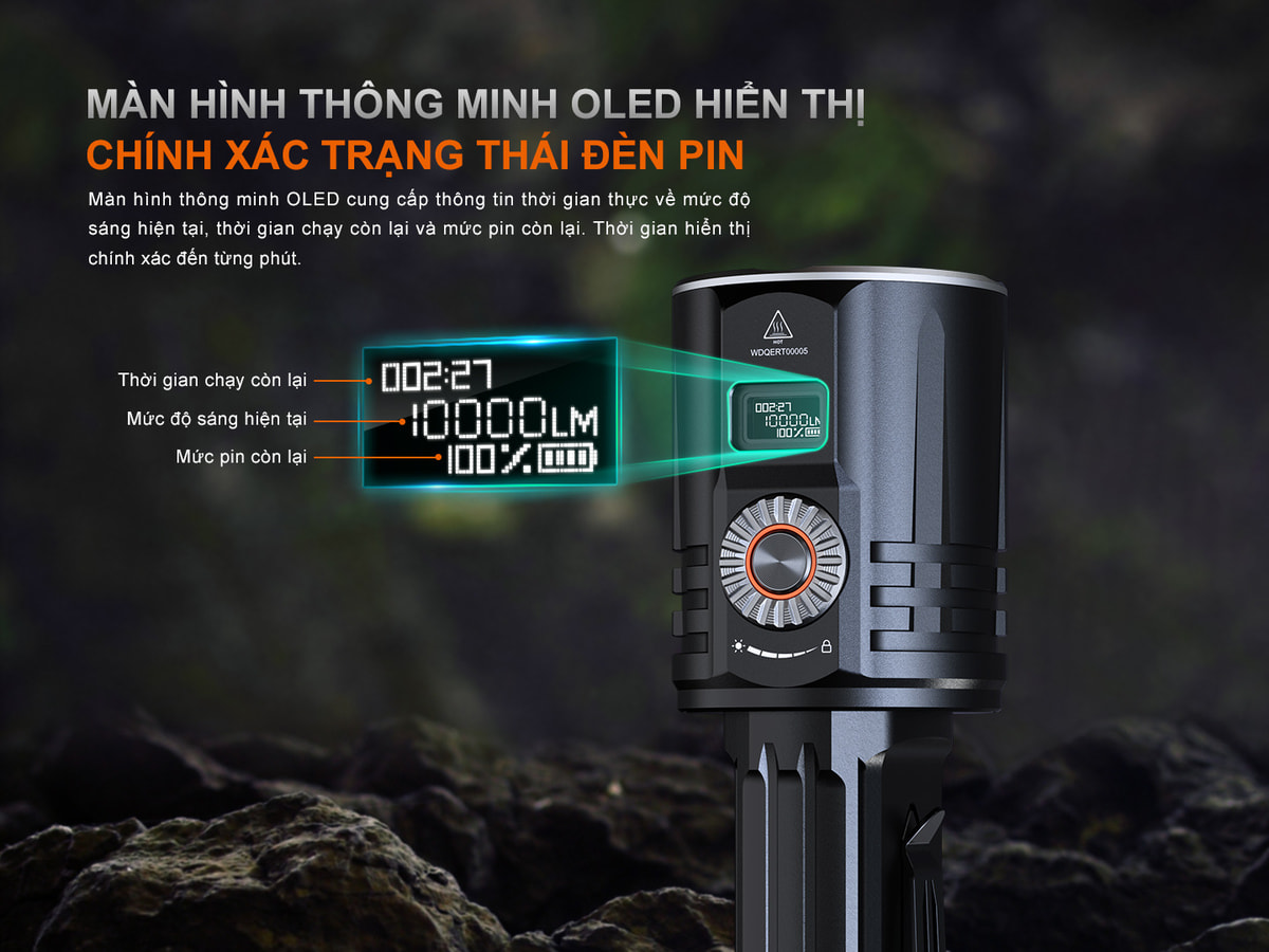 den pin sieu sang Fenix LR36R