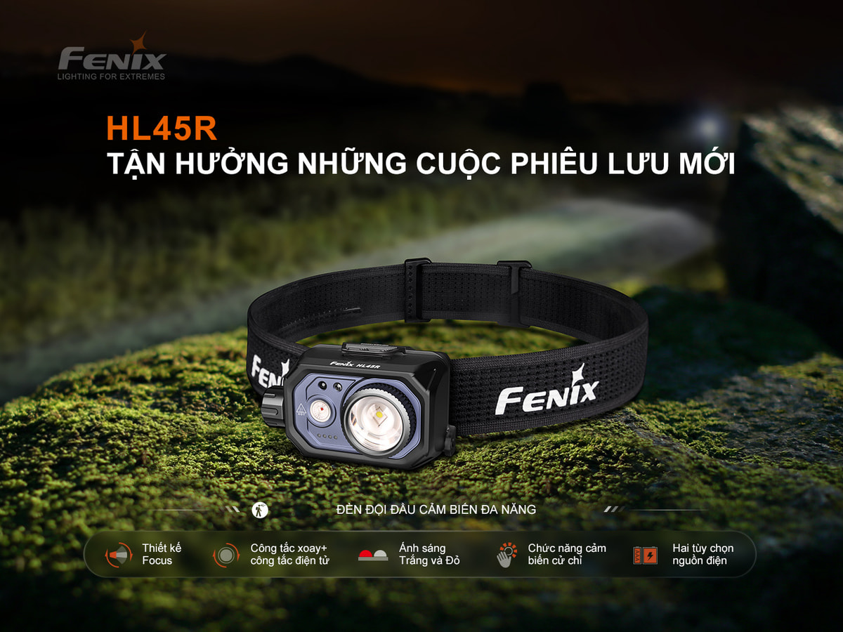 Den pin doi dau Fenix HL45R