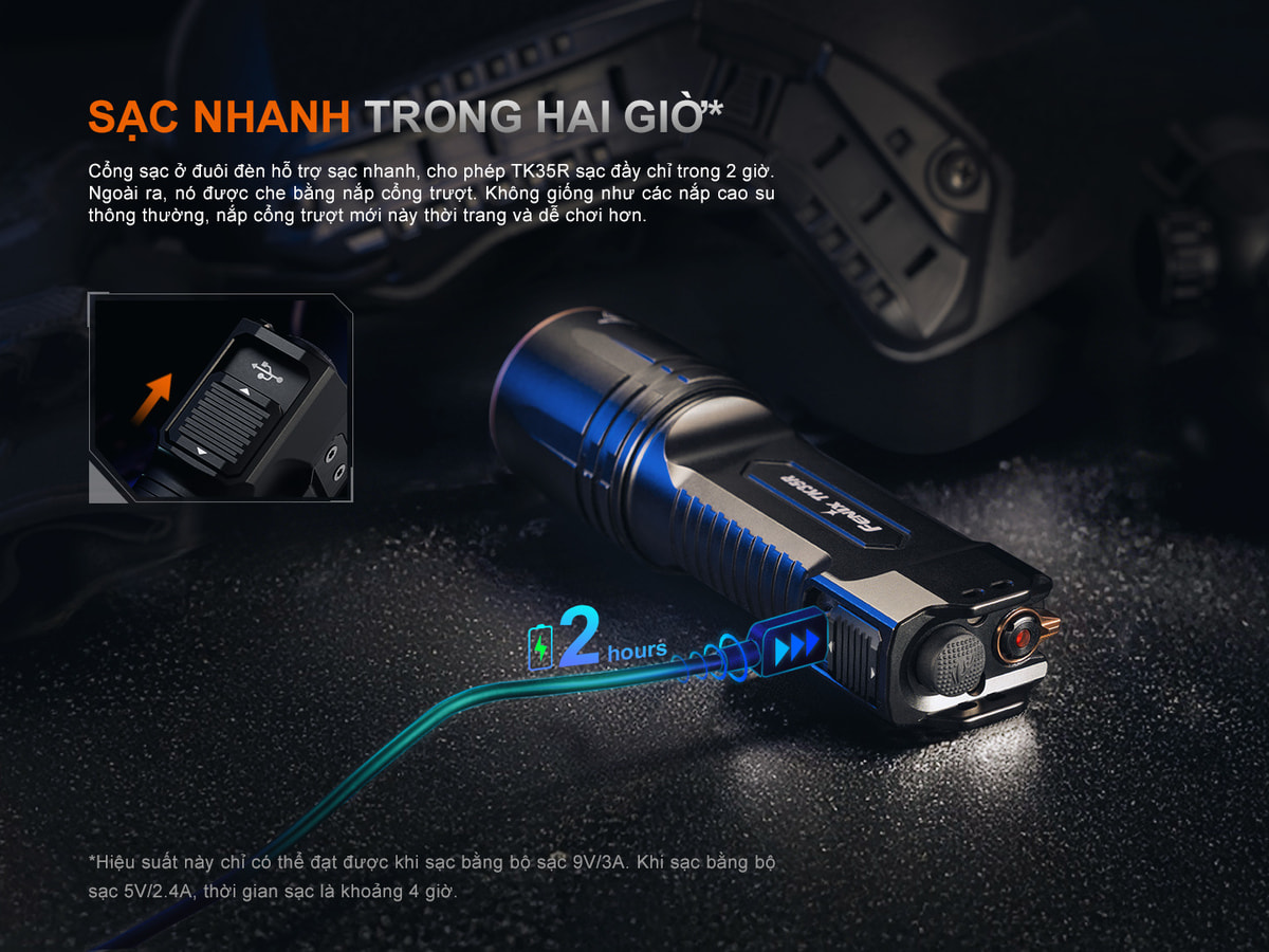 Den pin sieu sang Fenix TK35R