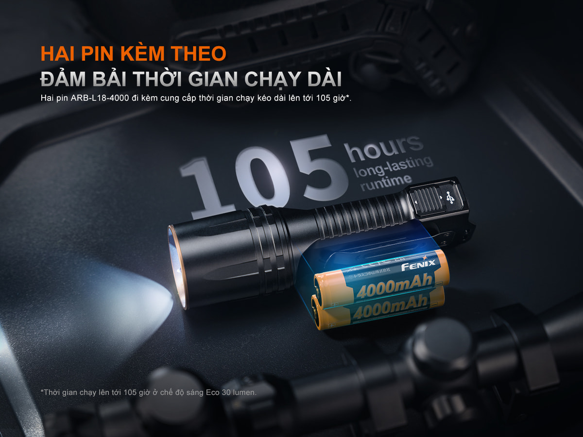 Den pin sieu sang Fenix TK35R