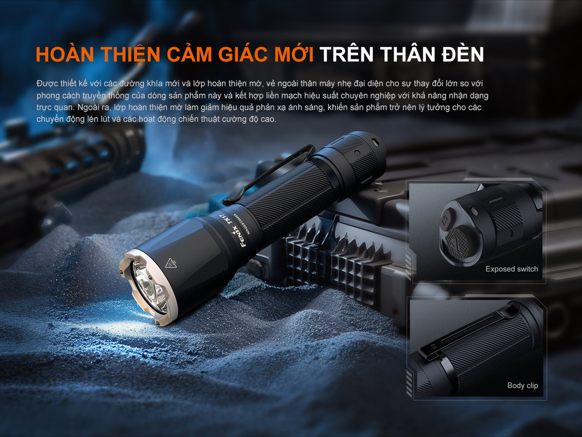 Den pin tac chien Fenix TK17