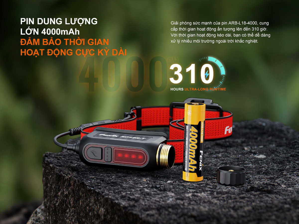 Den pin doi dau HP12R-T