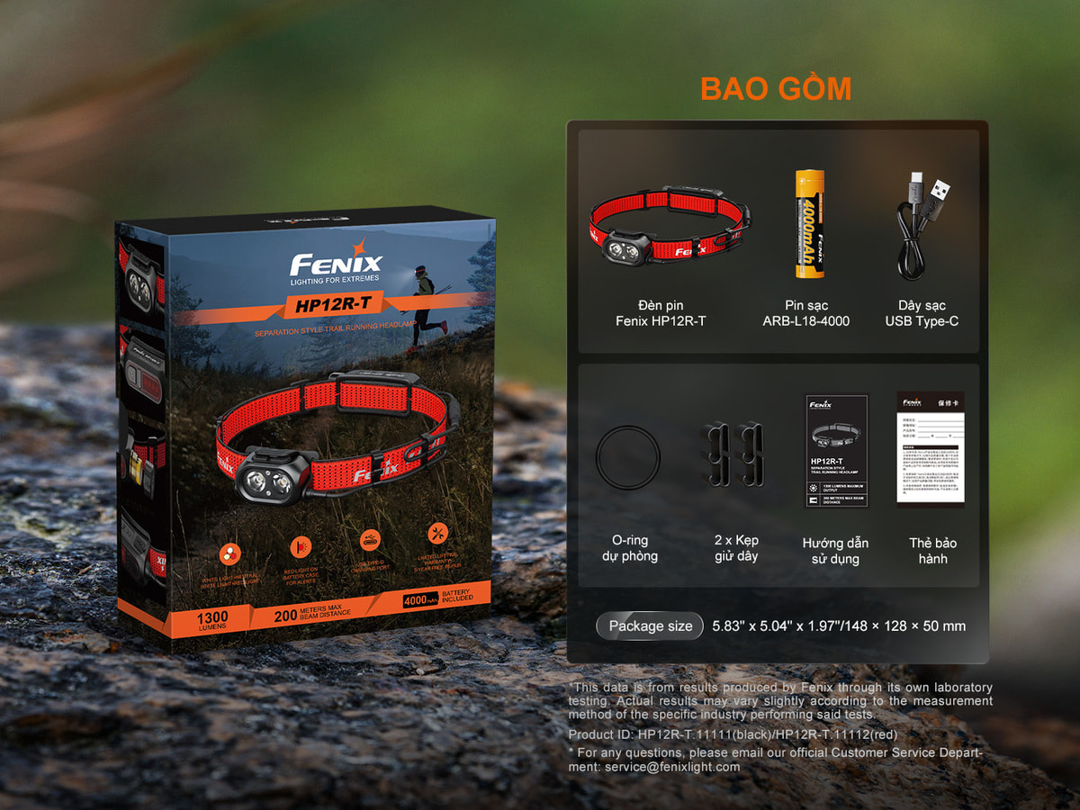 Den pin doi dau HP12R-T