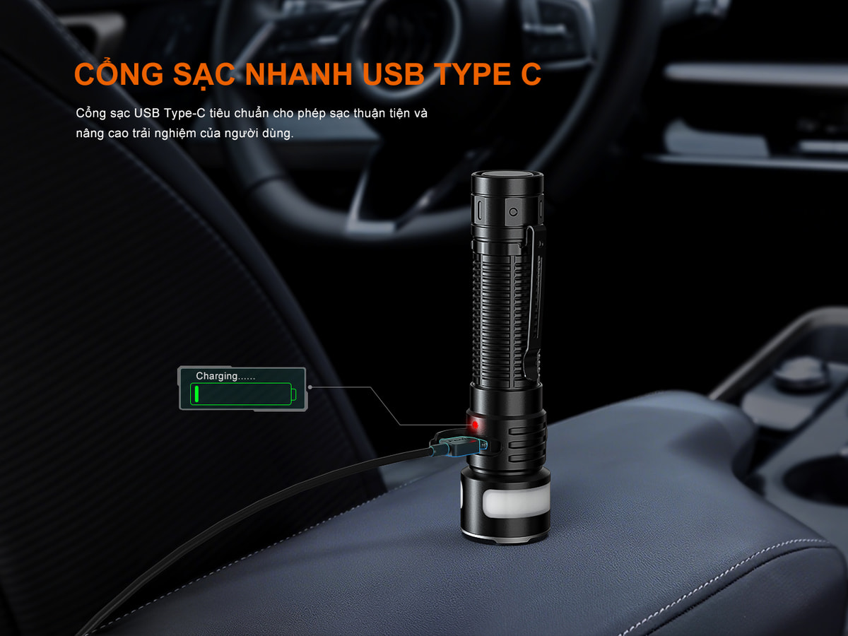 Den pin cam tay Fenix LD35R