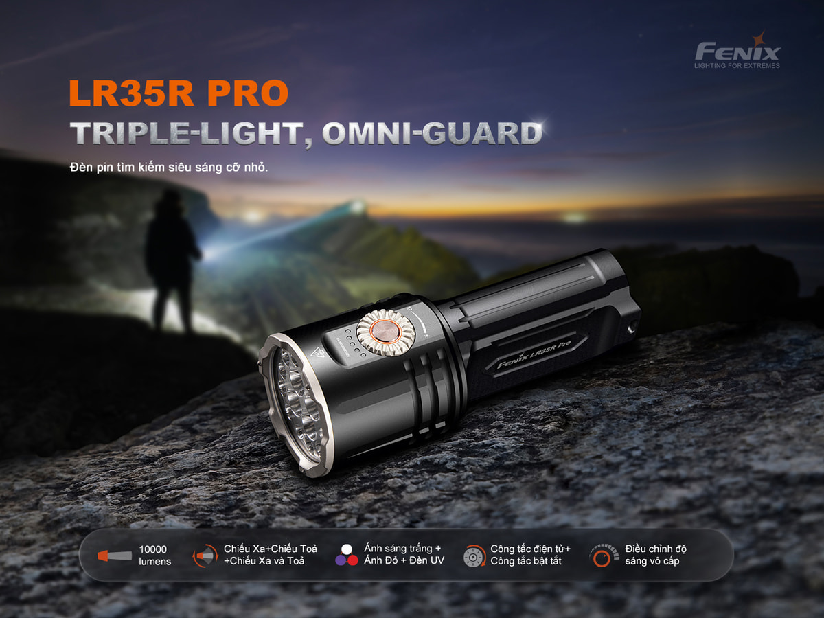 Den pin sieu sang Fenix LR35R Pro