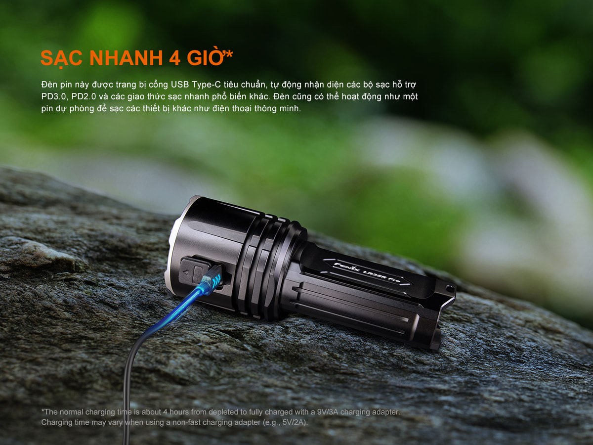 Den pin sieu sang Fenix LR35R Pro