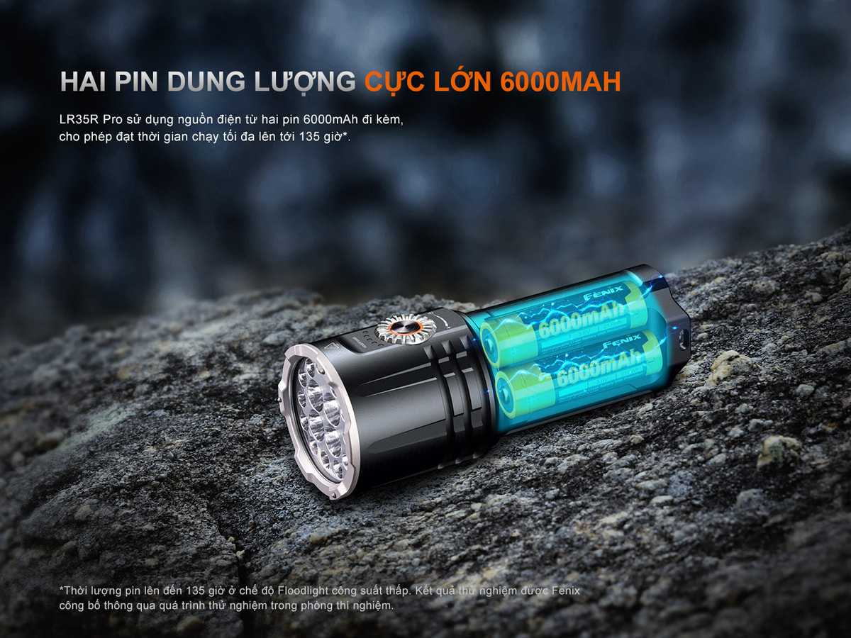 Den pin sieu sang Fenix LR35R Pro