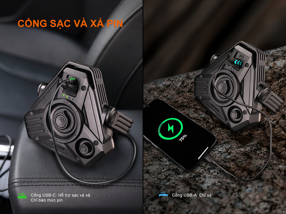 Den pin da nang Fenix CP50R