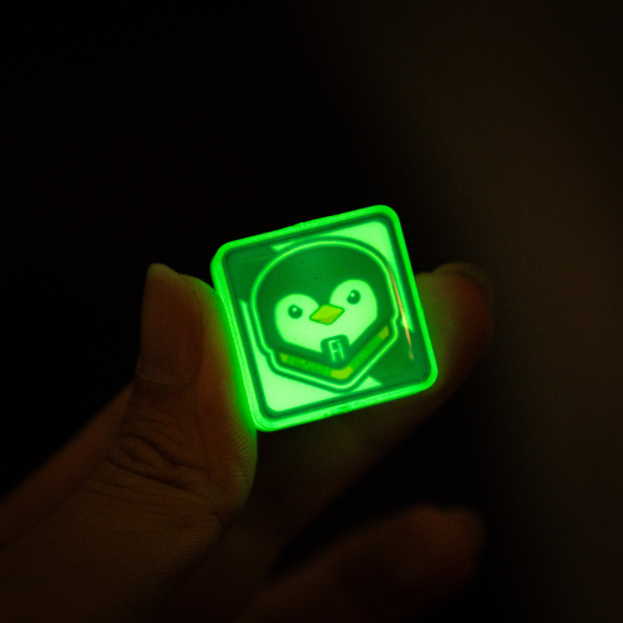 |M.A.M.U|-Penguin x GSGLOWERKZ GITD Paracord Bead verFrost