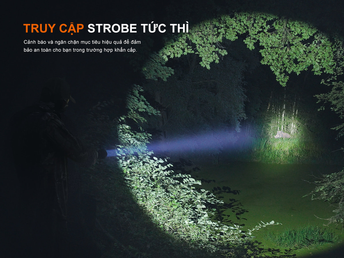 Den pin chieu xa Fenix HT18R V2.0