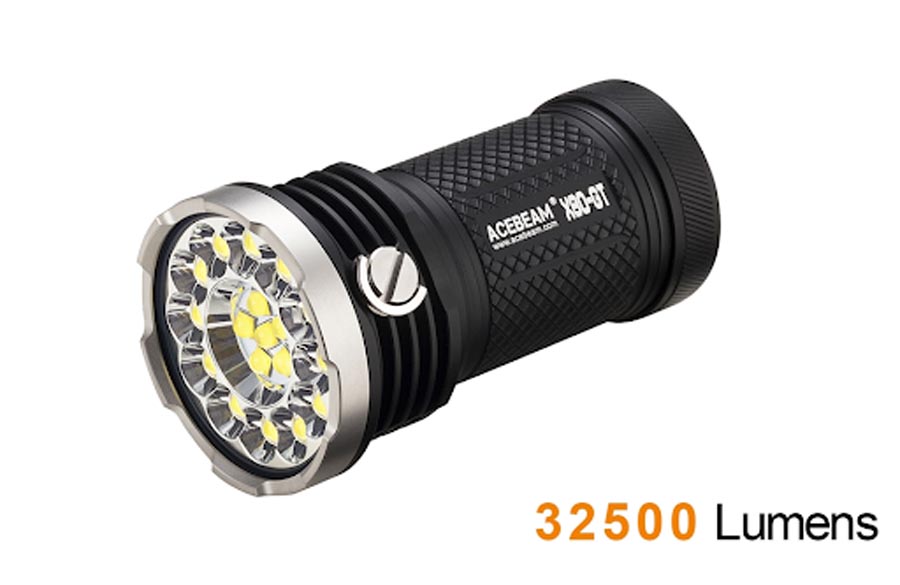 Các loại đèn pin siêu sáng tốt nhất hiện nay 8 Acebeam X80-GT thiết kế nhỏ có độ sáng lớn