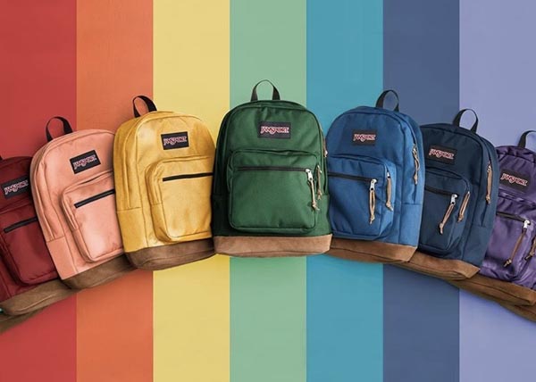 Top 20+ Thương hiệu balo nổi tiếng được ưa chuộng trên toàn thế giới 29 Balo Jansport nhiều màu