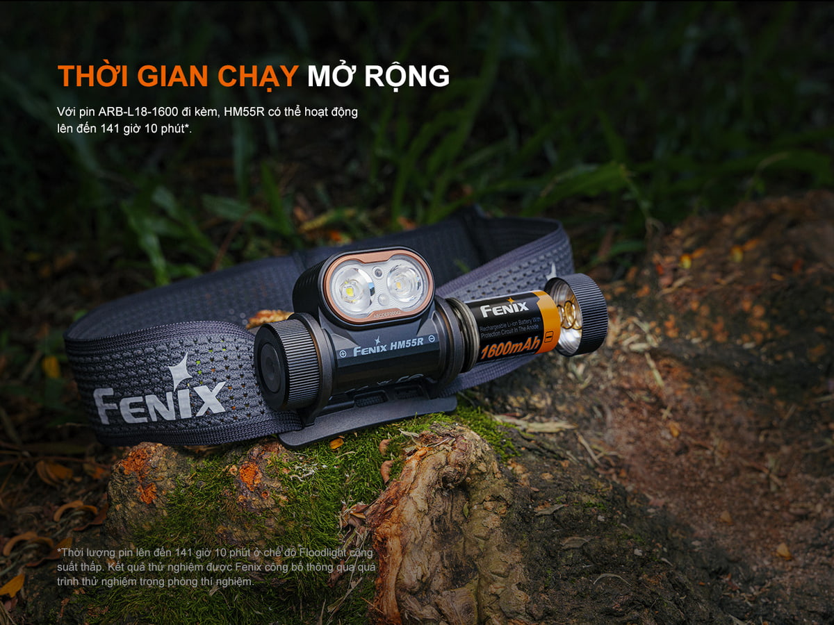 Đèn Pin Đội Đầu Fenix HM55R 6 Den pin doi dau Fenix HM55R 5