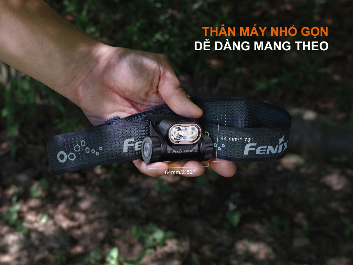 Đèn Pin Đội Đầu Fenix HM55R 7 Den pin doi dau Fenix HM55R 7