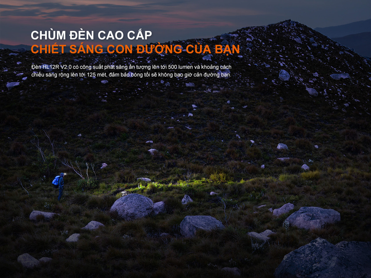 Đèn Pin Fenix HP12R-T 2 HL12R V2.0 E P2 copy Chuyentactical.com