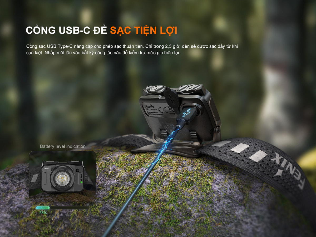 Đèn Pin Fenix HP12R-T 6 HL12R V2.0 E P6 copy Chuyentactical.com