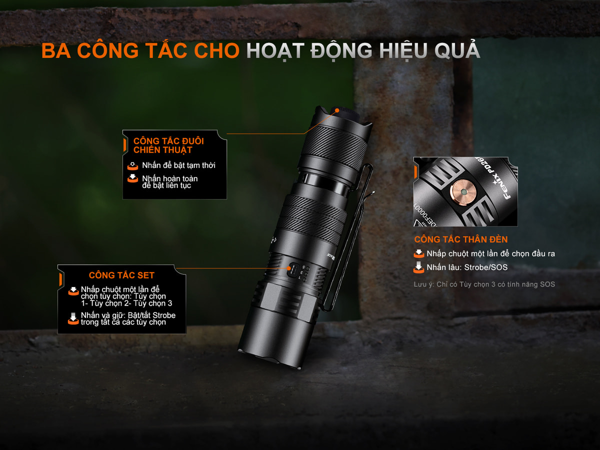 Đèn Pin Fenix PD26R ACE 7 PD26R ACE E 08 copy Chuyentactical.com