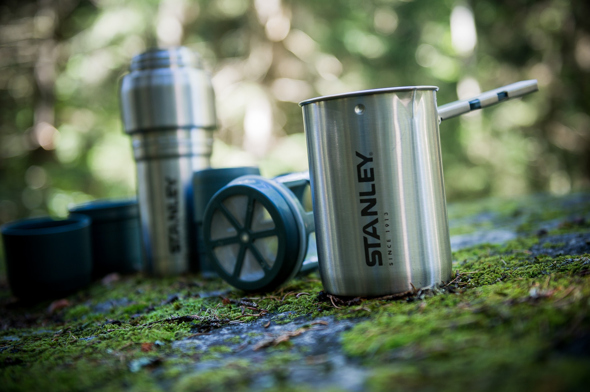 STANLEY: ADVENTURE SERIES - Đồng hành trên mọi nẻo đường 7 Set pha cafe all-in-one STANLEY Coffee System