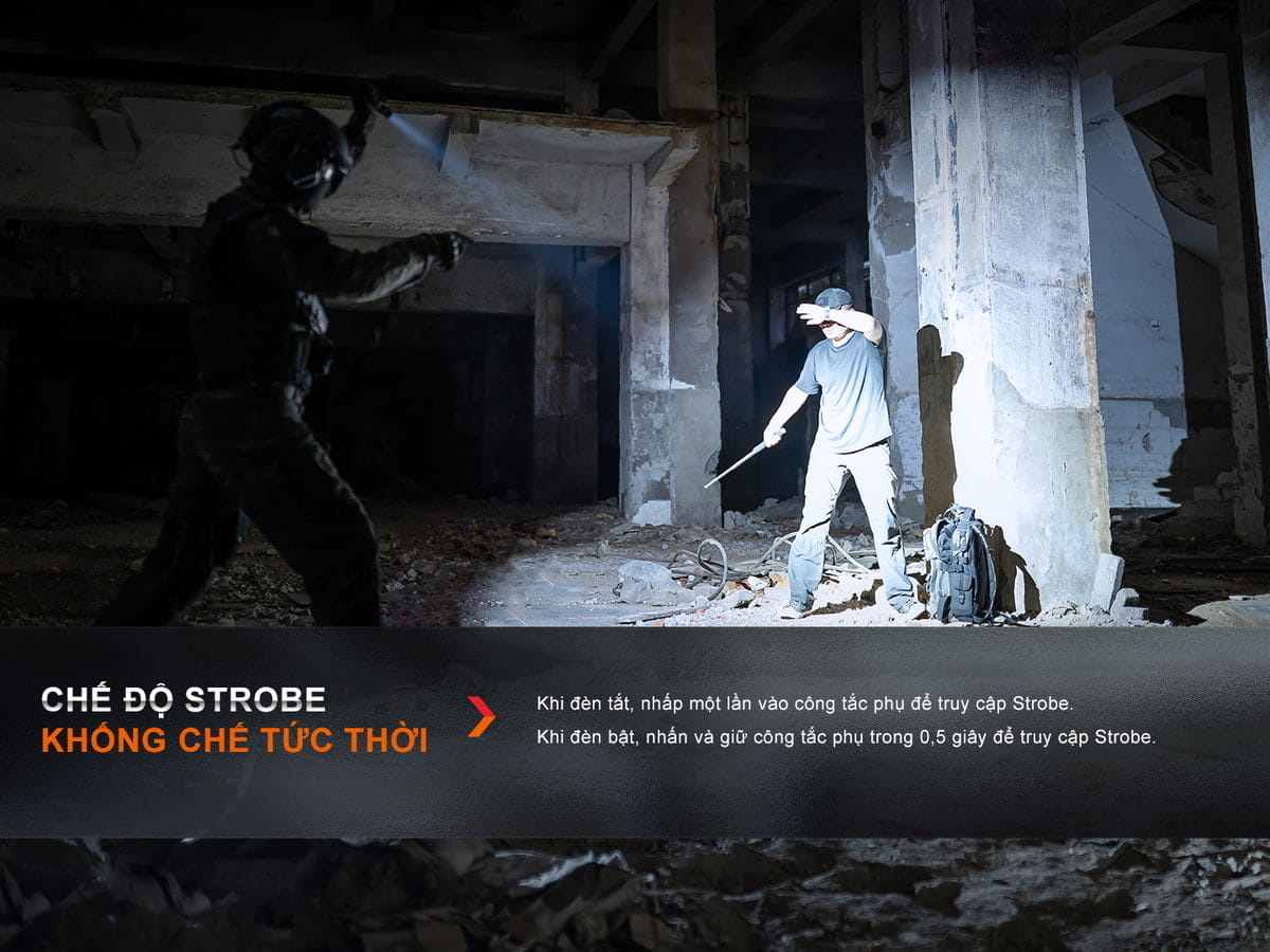Chế độ Strobe giúp khống chế tức thời Chế độ Strobe giúp khống chế tức thời