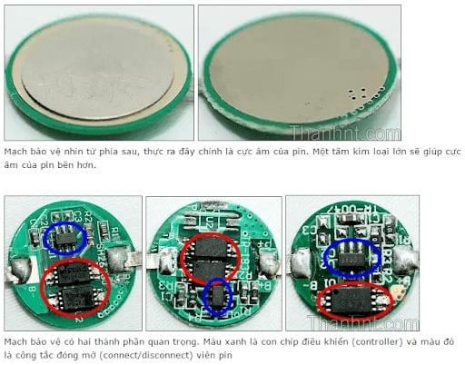 Mạch bảo vệ pin là gì? Nguyên nhân pin cần có mạch bảo vệ 9 bộ phận bảo vệ pin