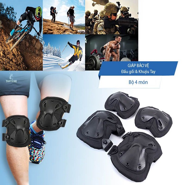 24+ Vật Dùng Cần Chuẩn Bị Khi Đi Phượt Bằng Xe Máy 7 bọc khủy tay đầu gối