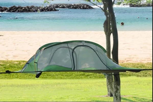 cách dựng lều võng cắm trại