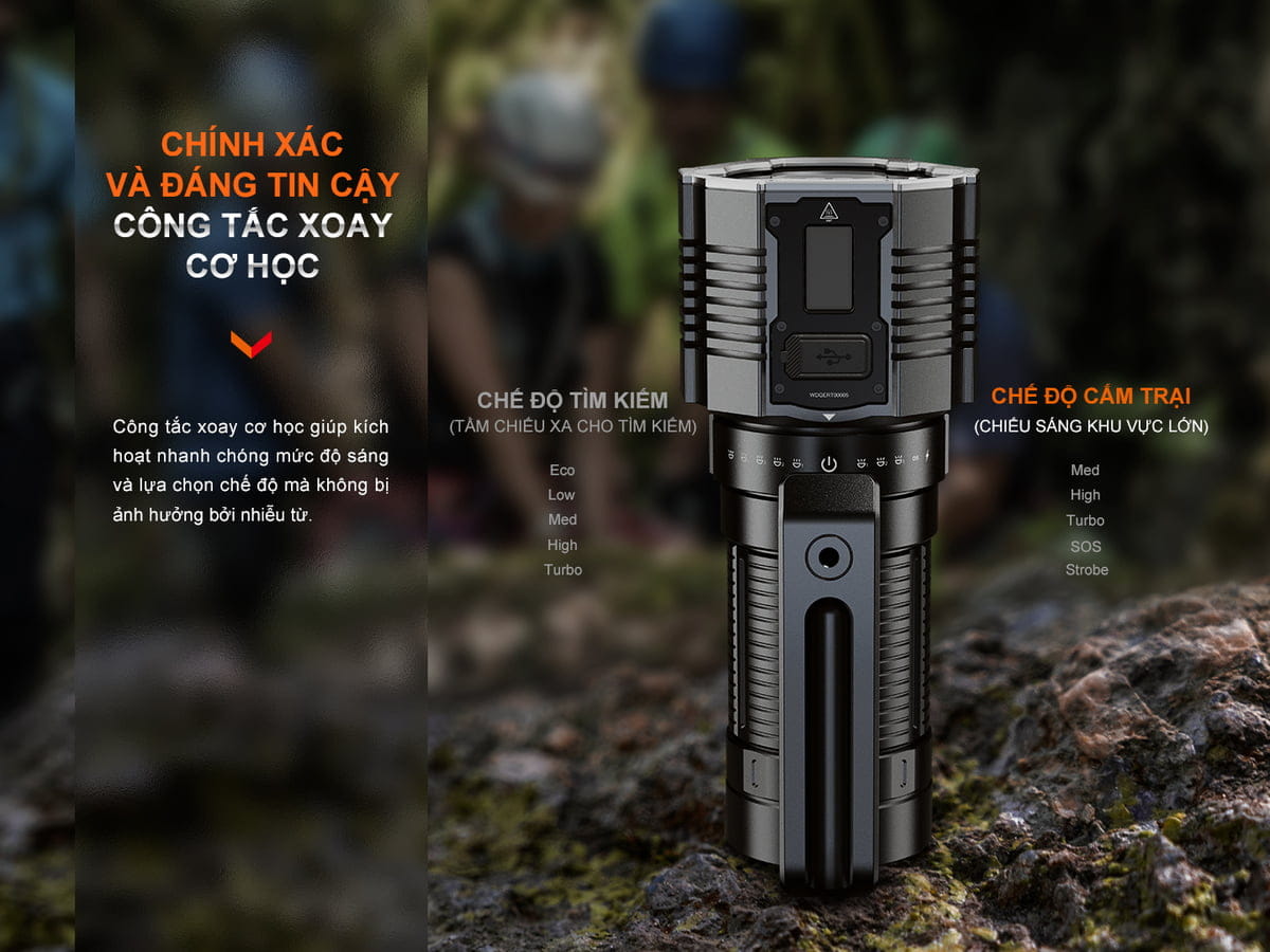 Công tắc xoay cơ học giúp kích hoạt nhanh chóng Công tắc xoay cơ học giúp kích hoạt nhanh chóng