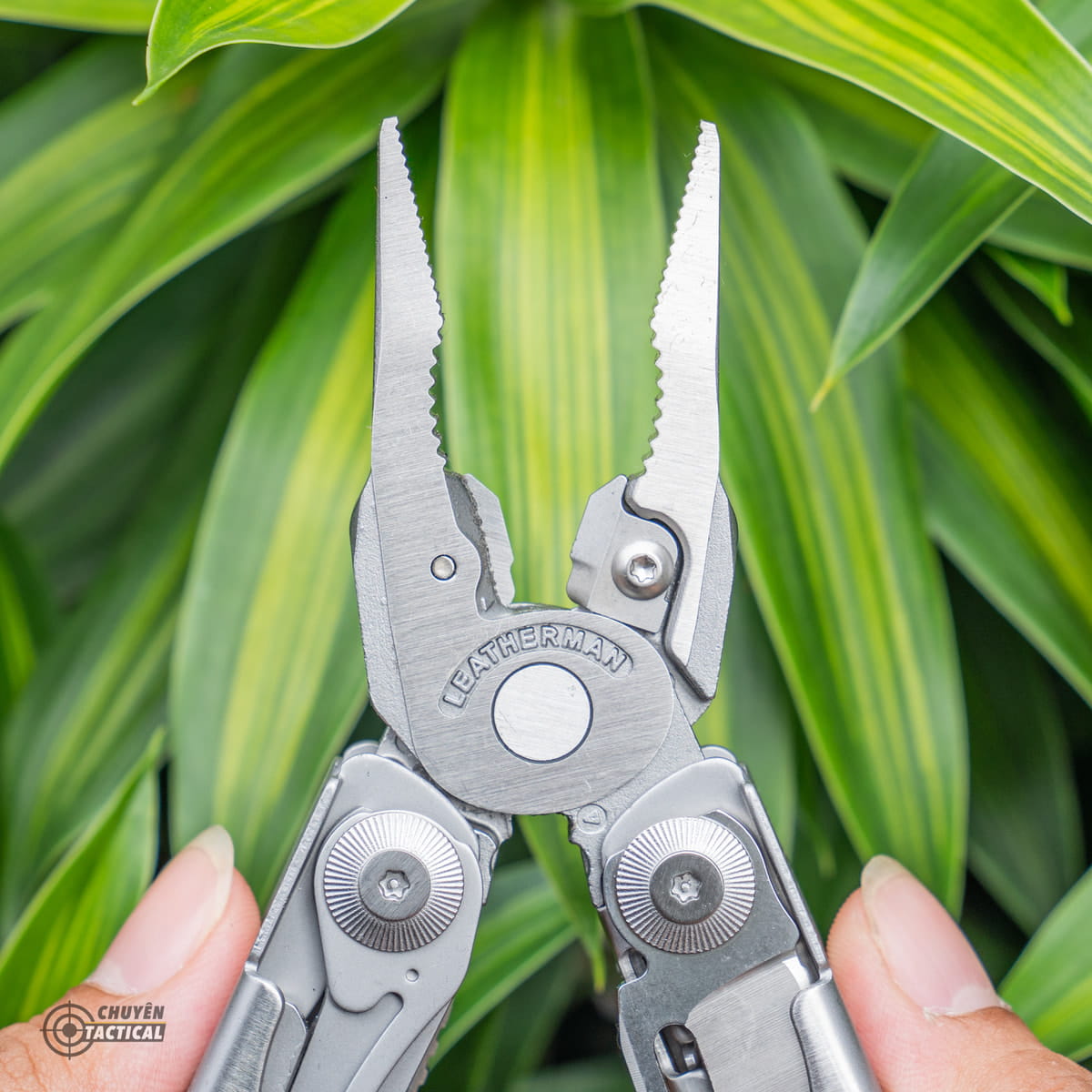 Leatherman Surge được trang bị đầu kìm nhọn với lưỡi cắt có thể thay thế Leatherman Surge duoc trang bi dau kim nhon