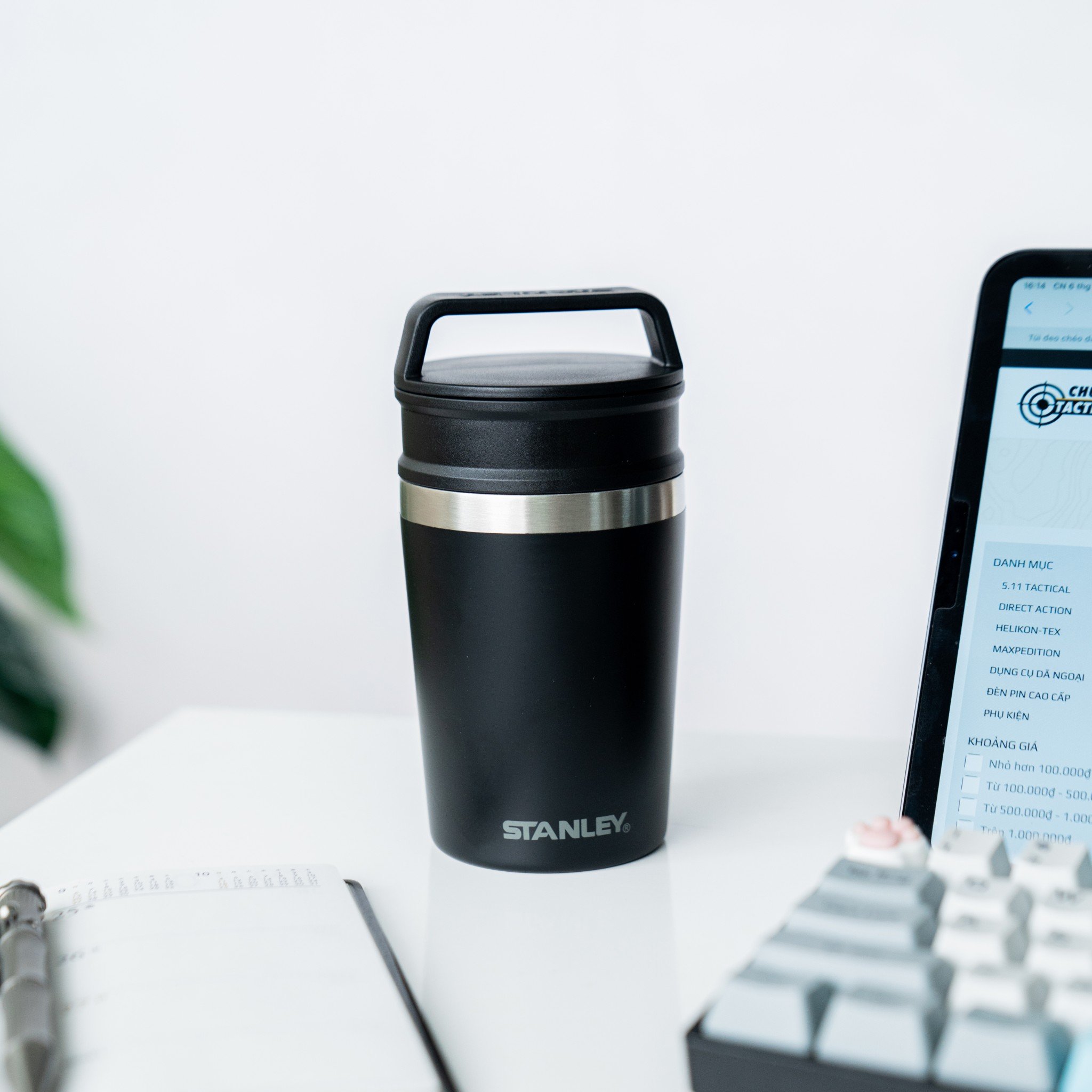 STANLEY: ADVENTURE SERIES - Đồng hành trên mọi nẻo đường 6 Stanley Adventure Shortstack Travel Mug - Chiếc cốc có thể mang đi bất cứ đâu