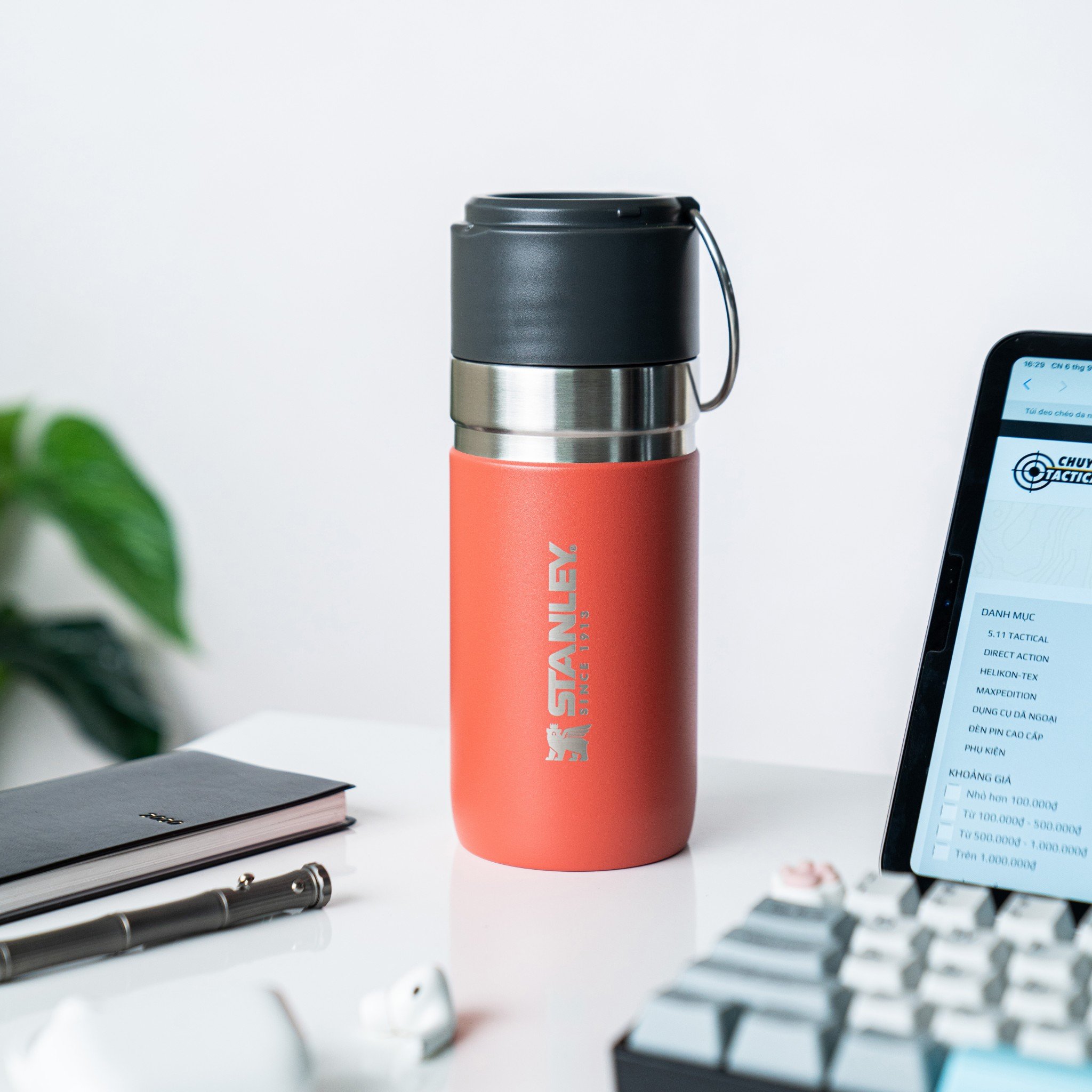 STANLEY: GO SERIES-Trọn vẹn hương vị 11 Bình giữ nhiệt Stanley Ceramivac GO Bottle 16oz
