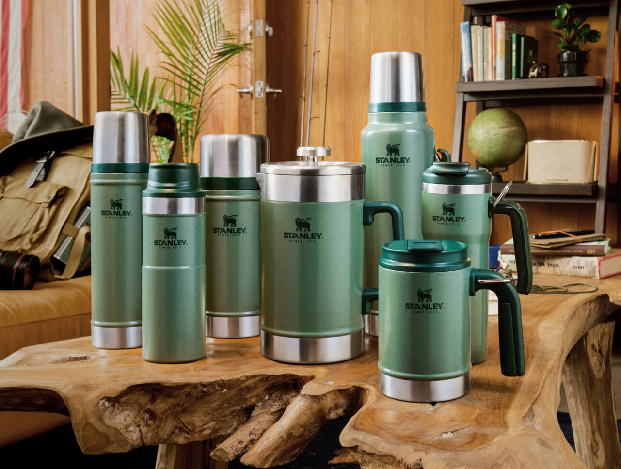 STANLEY: CLASSIC SERIES - Dòng sản phẩm huyền thoại 5 Dòng sản phẩm Classic với màu xanh Hammertone đặc trưng
