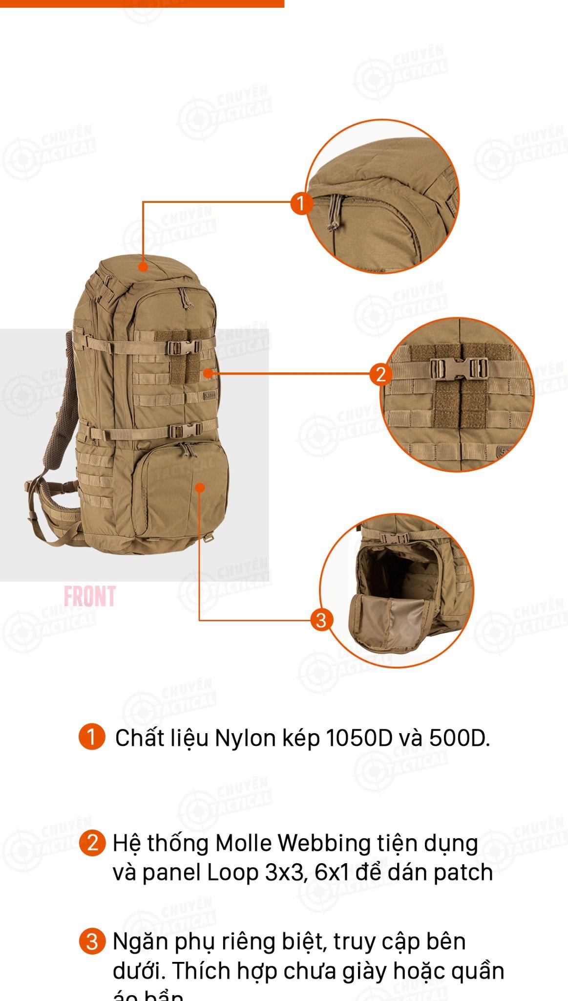 5.11 Tactical RUSH100™ 3 5 rush100backpack ngochoa lorikeet watermark 03