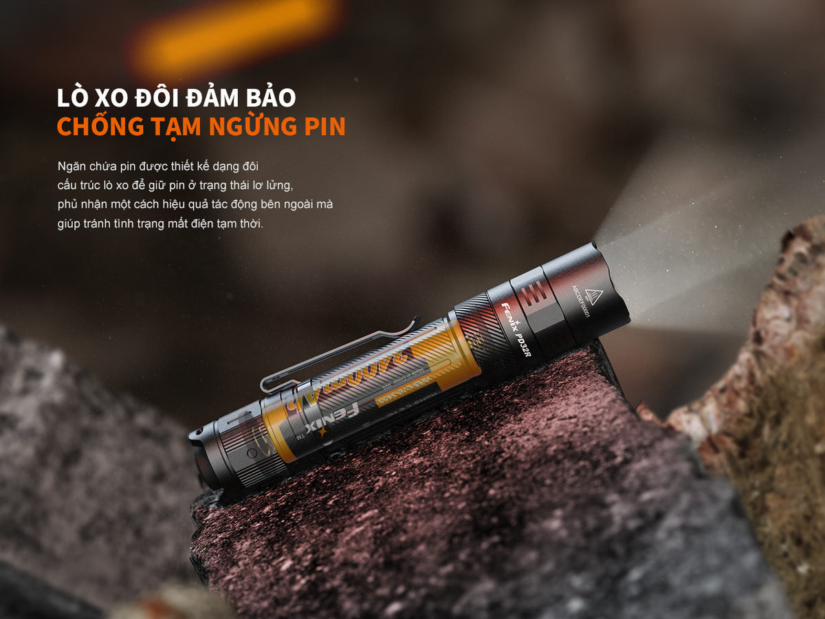 Đèn Pin Fenix - PD32R 8 Den Pin Cam Tay Fenix PD32R 1 2