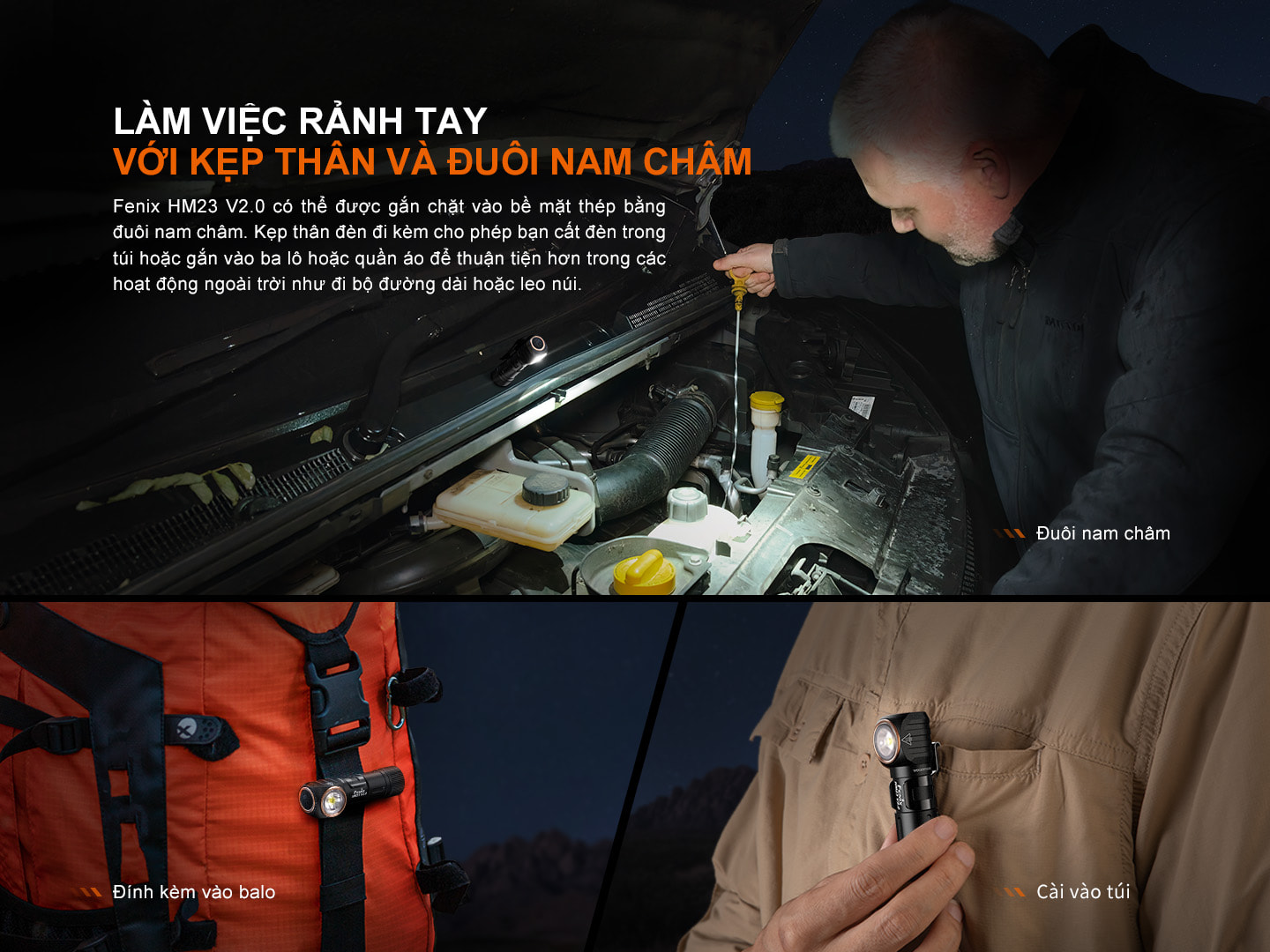 Đèn Pin Đội Đầu Fenix HM23 V2.0 7 Den Pin Doi Dau Fenix HM23 V2.0 2 6