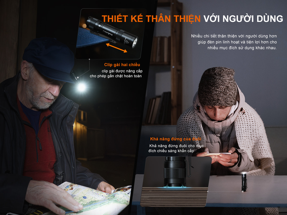 Đèn Pin Fenix - E12 V3.0 6 Den pin Fenix E12 V3.0 1 2