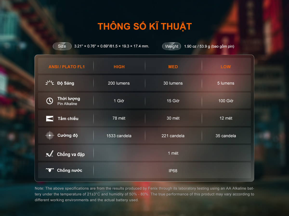 Đèn Pin Fenix - E12 V3.0 13 Den pin Fenix E12 V3.0 1 6